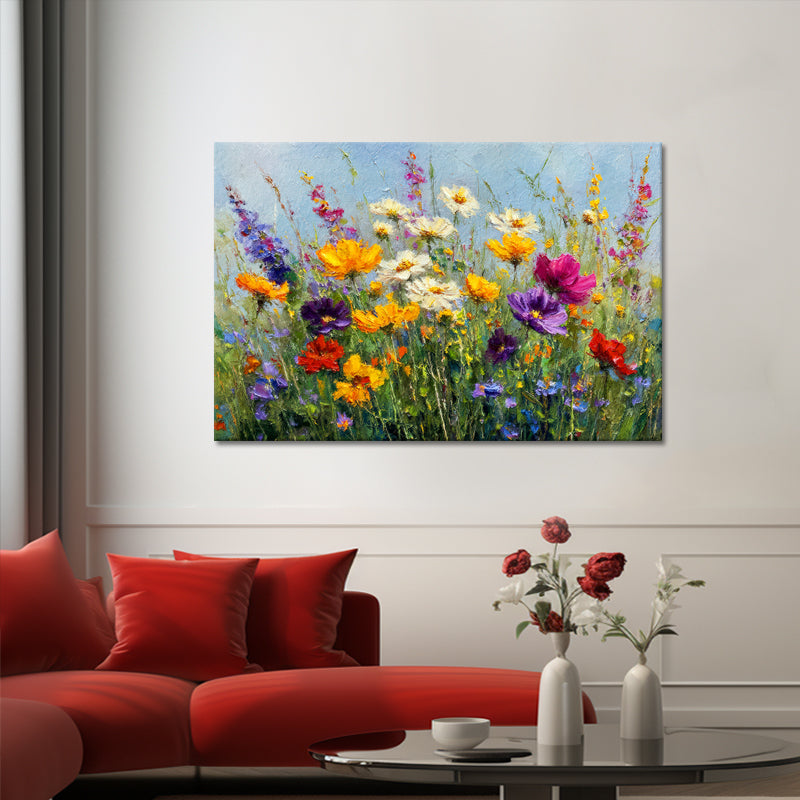 Wilde Blumen in Farbe