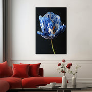 Tulpe im Delfter-Blau-Stil
