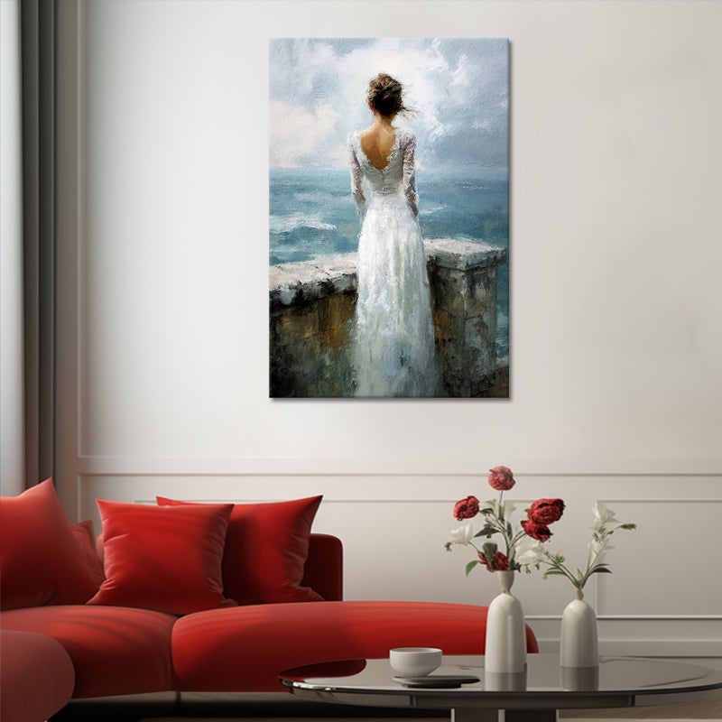 Frau am Meer