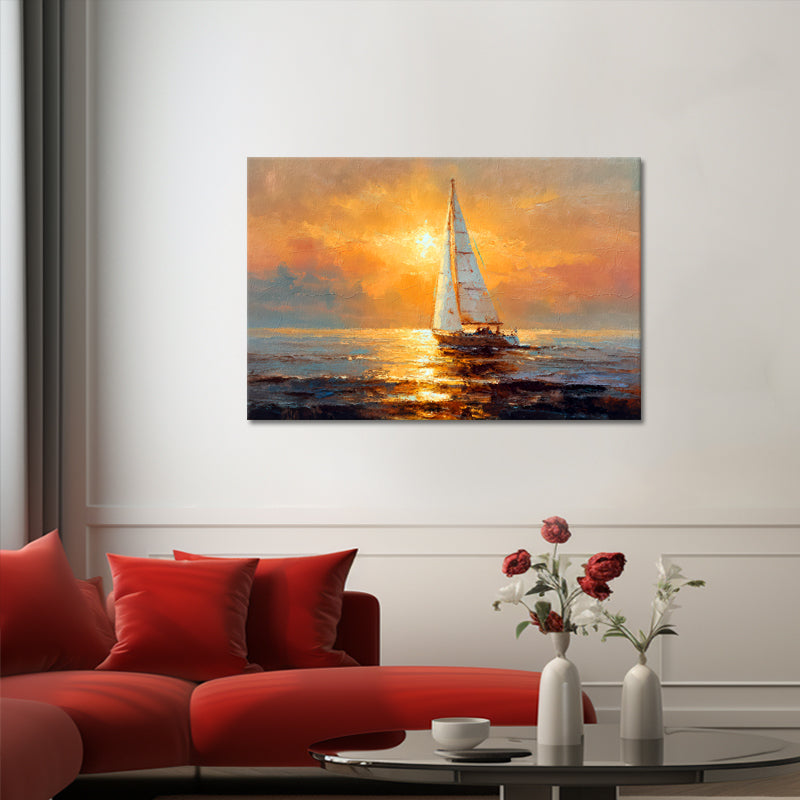 Segelboot auf See II