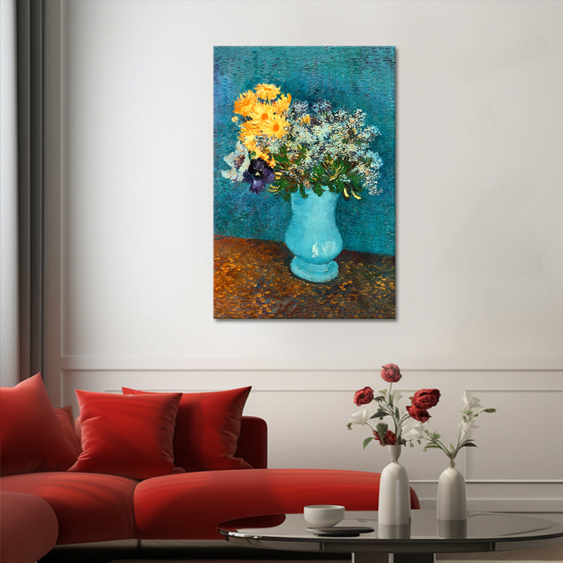 Vase mit Flieder, Margeriten und Anemonen - Van Gogh