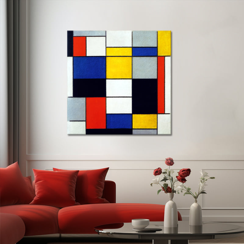 die 7 Farbkontraste II - Piet Mondriaan
