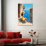 Frau am Meer II