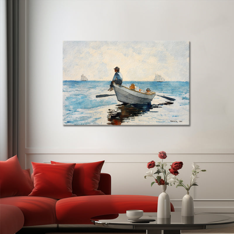 Jungen im Dory-Boot – Winslow Homer