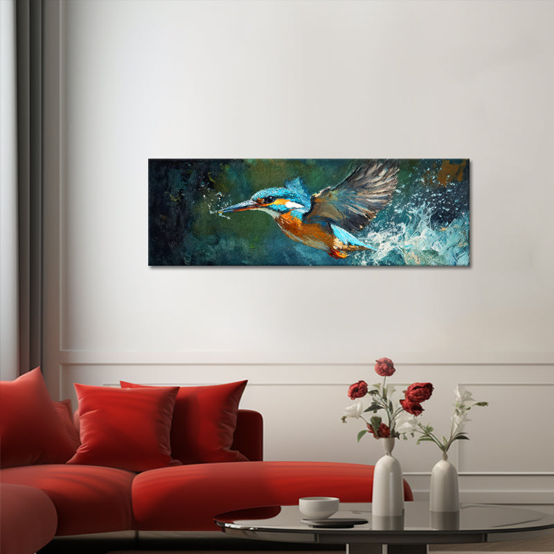 Eisvogel am Fluss
