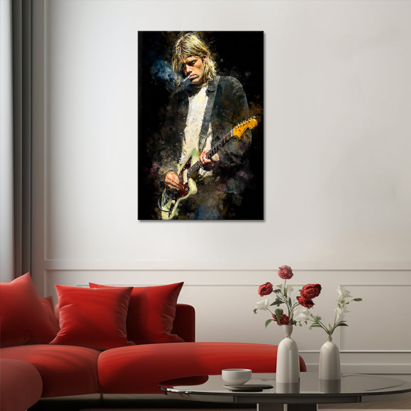 Porträt Kurt Cobain
