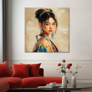 Asiatische Frau im Kimono IV