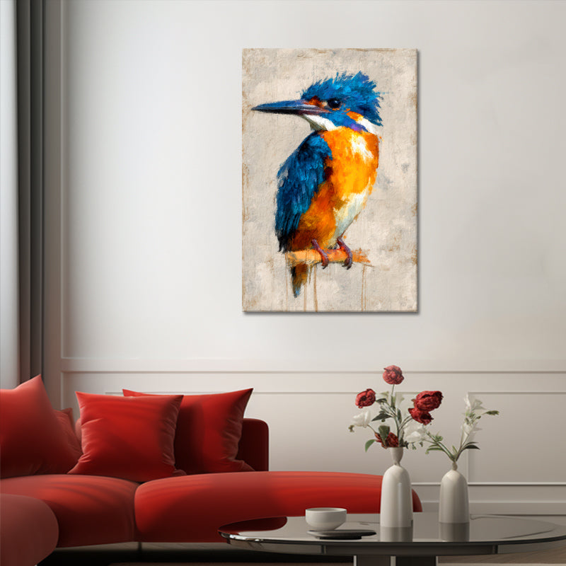 Eisvogel-Gemälde Kunst
