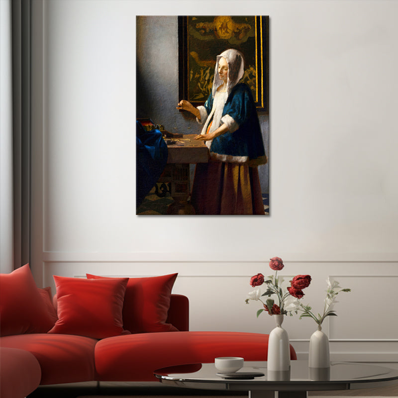 Frau mit Waage – Johannes Vermeer