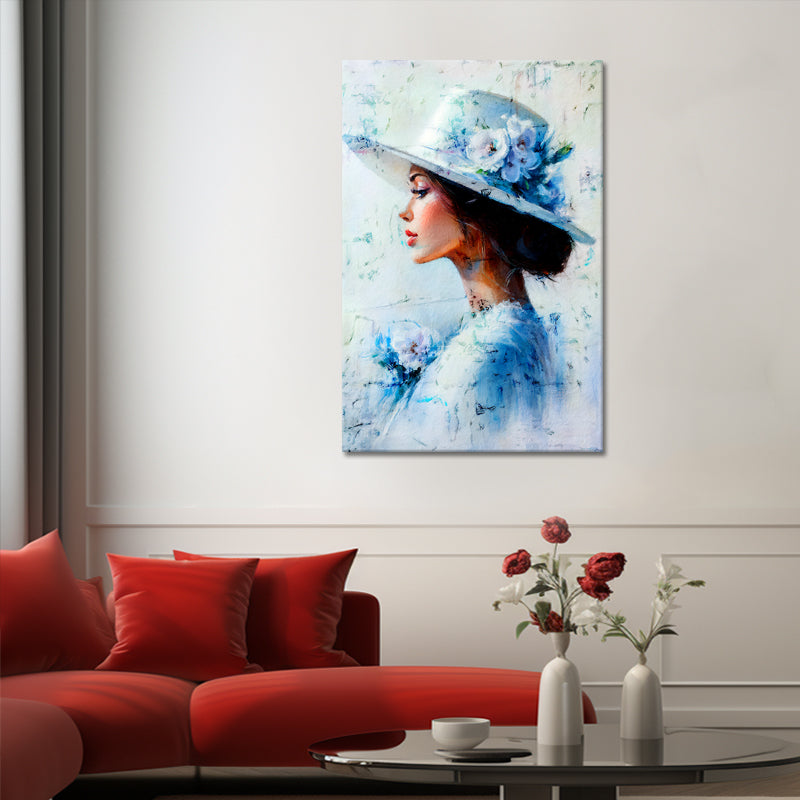 Moderne Frau mit Hut
