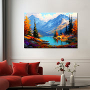 Landschaft mit See