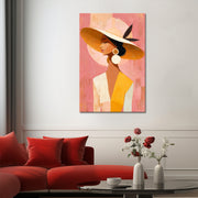 Wanddekoration Boho Frau