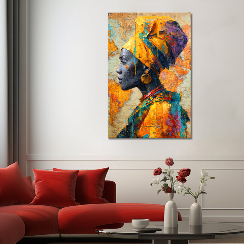 Frau mit Turban