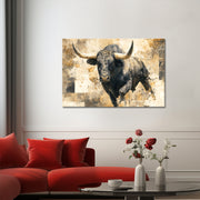 Rennender Stier