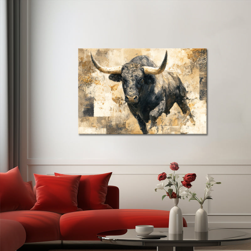 Rennender Stier