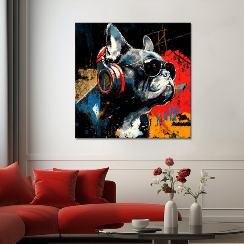 Hunde-Graffiti-Kunst