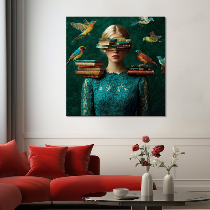 Surreales Frauenporträt