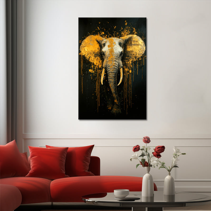 Elefant Abstraktes Kunstwerk