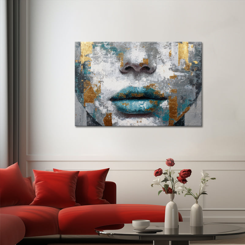 Lippen-Kunstwerk