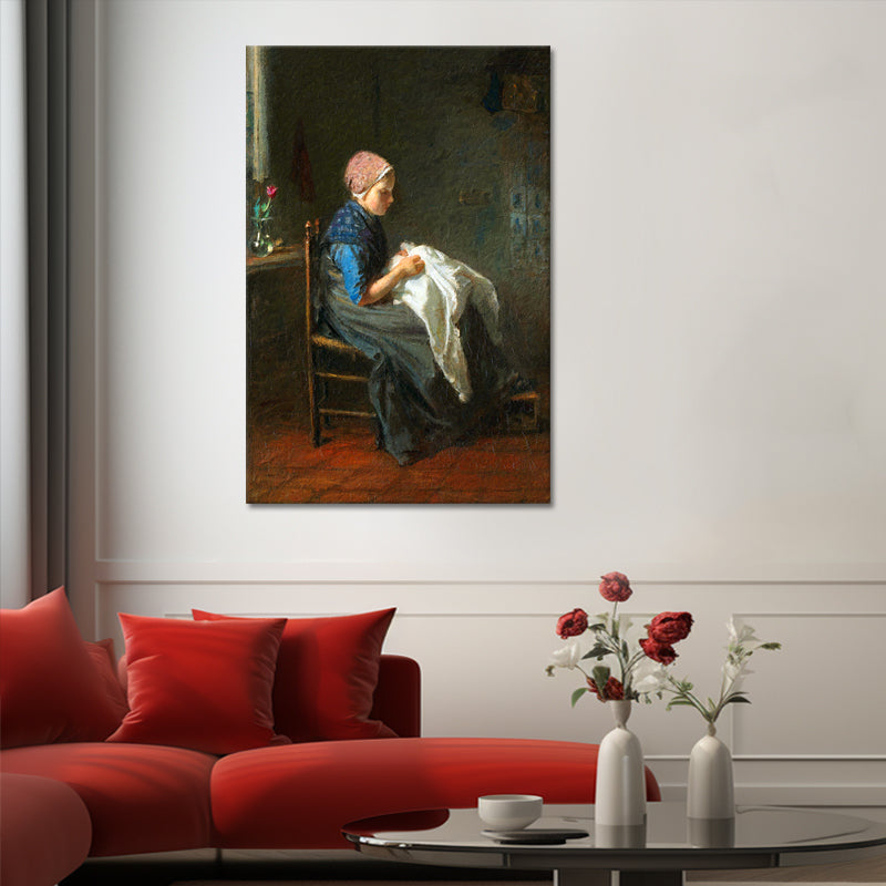 Die kleine Näherin II - Jozef Israëls