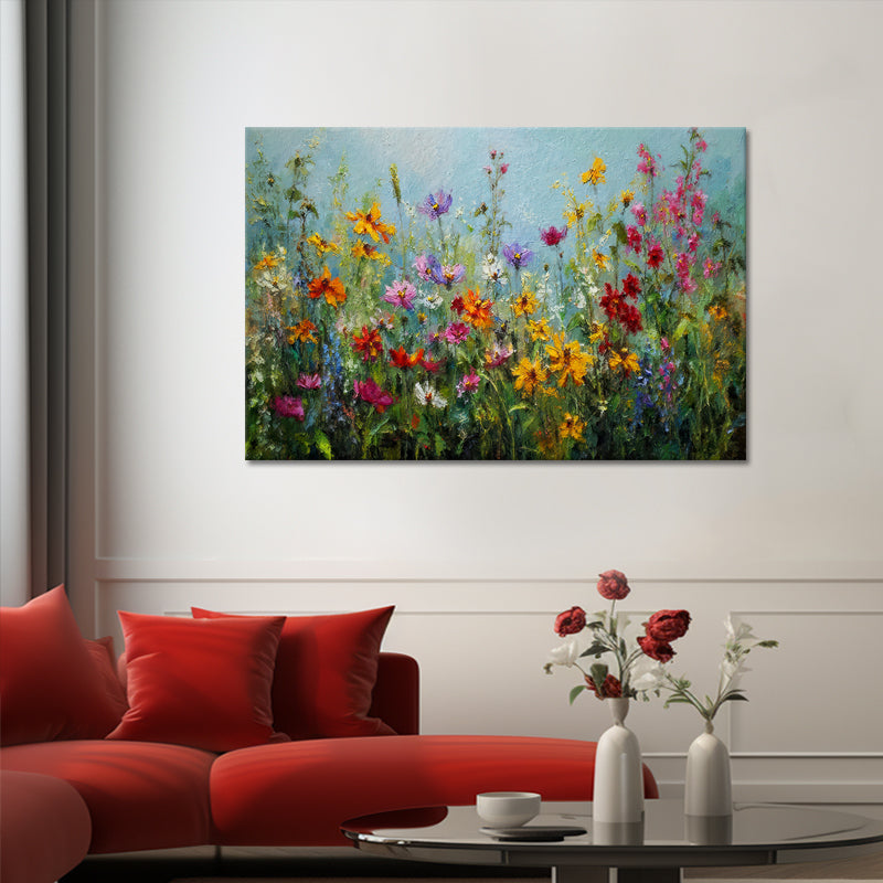Wildblumenwiese-Kunstwerk