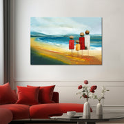 Familie am Strand
