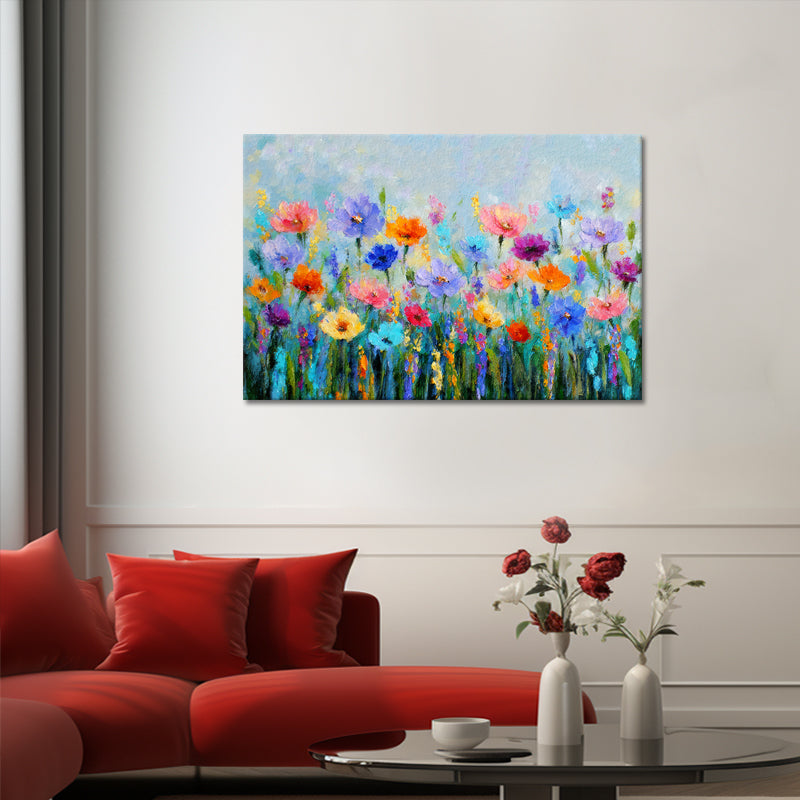 Wildblumengarten – Farbenfrohes Gemälde