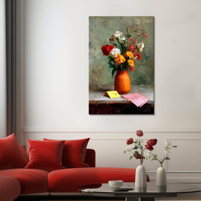 Vase mit Blumen – Stillleben
