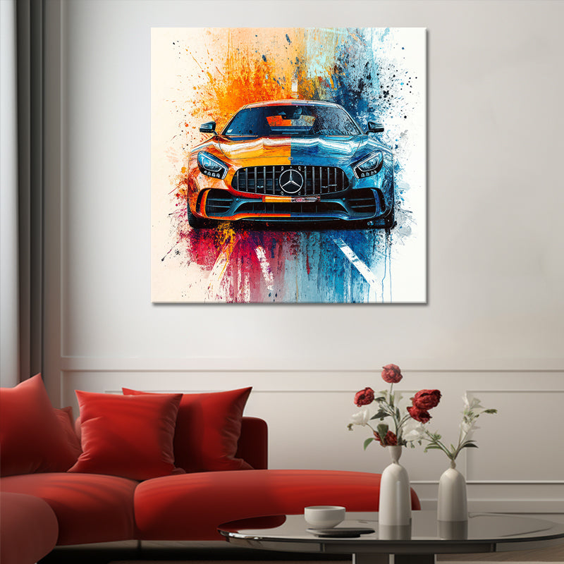 Mercedes-AMG GT Gemälde