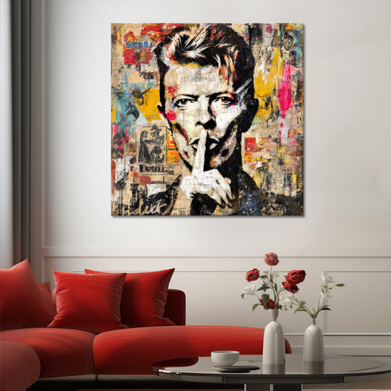 David Bowie-Collage-Kunst