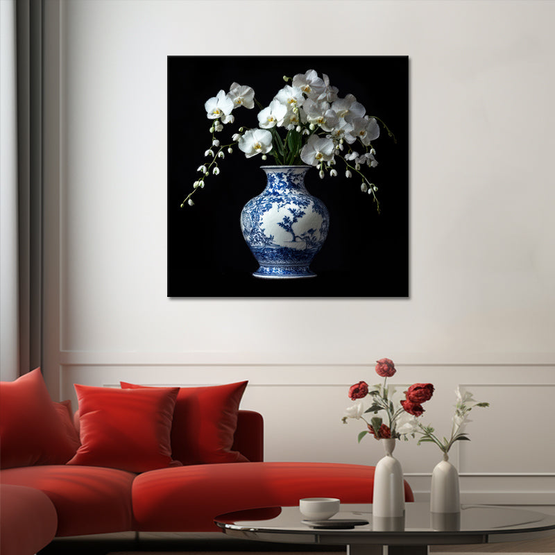 Vase mit Orchidee