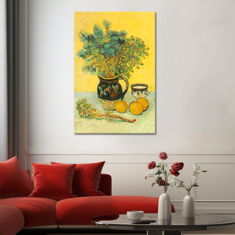 Majolika-Krug mit Feldblumen – Van Gogh