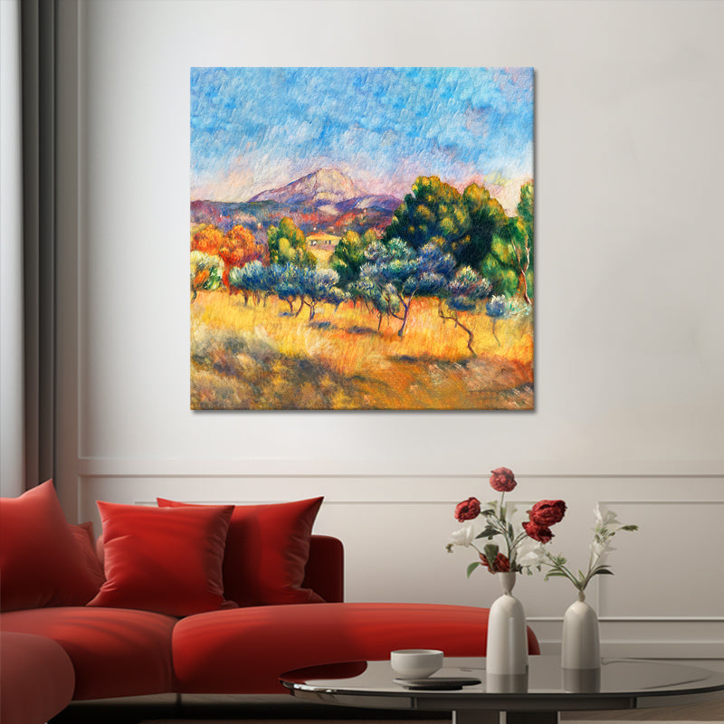 Landschaft bei Montagne Sainte-Victoire - Pierre-Auguste Renoir