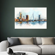 Erasmusbrücke Rotterdam Kunst