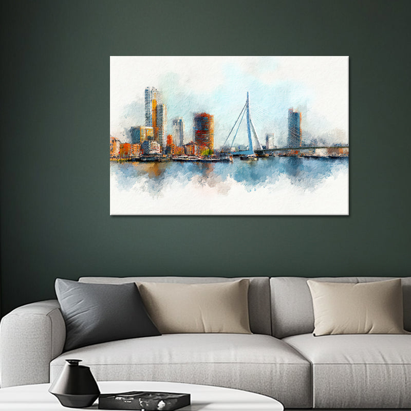 Erasmusbrücke Rotterdam Kunst
