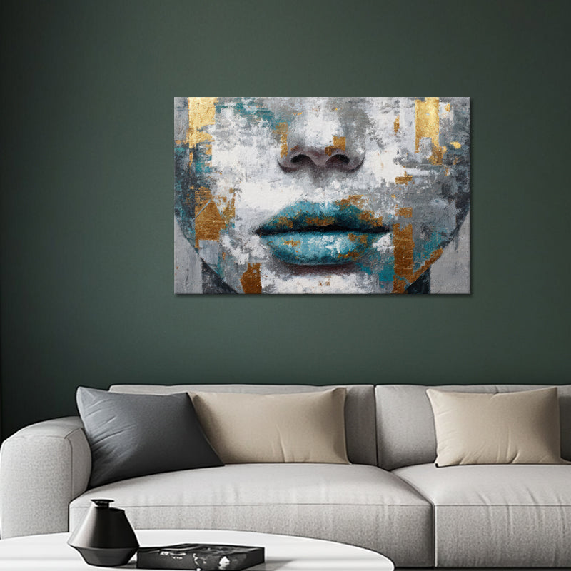 Lippen-Kunstwerk