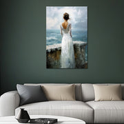 Frau am Meer