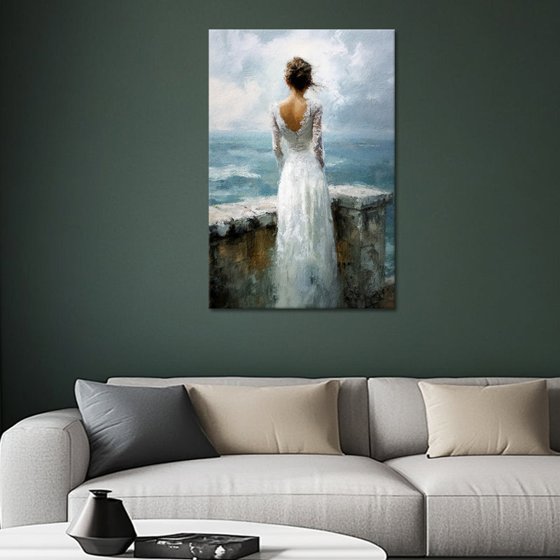 Frau am Meer