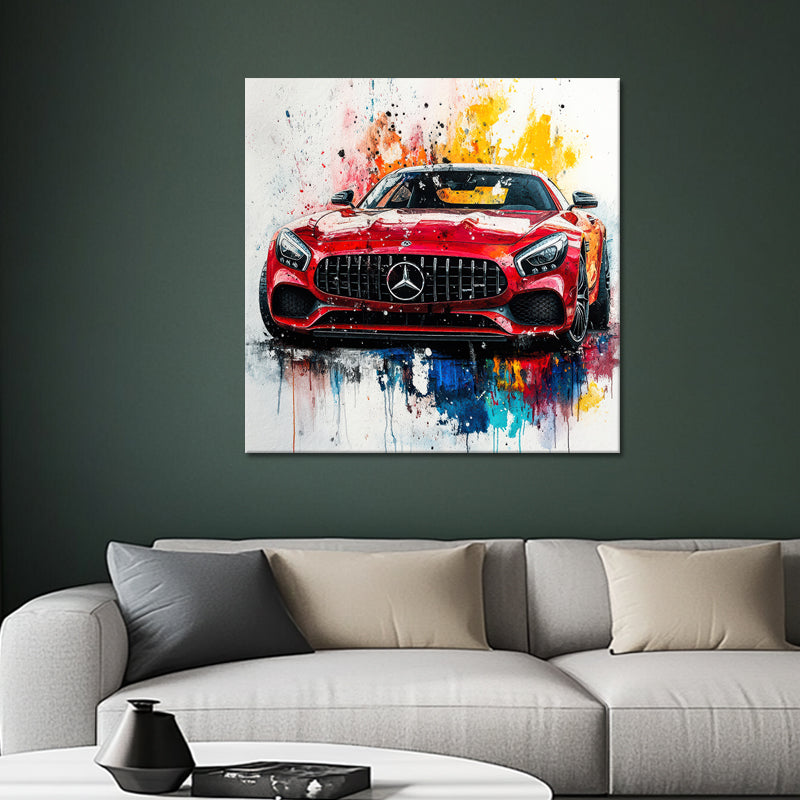 Roter Mercedes-AMG GT