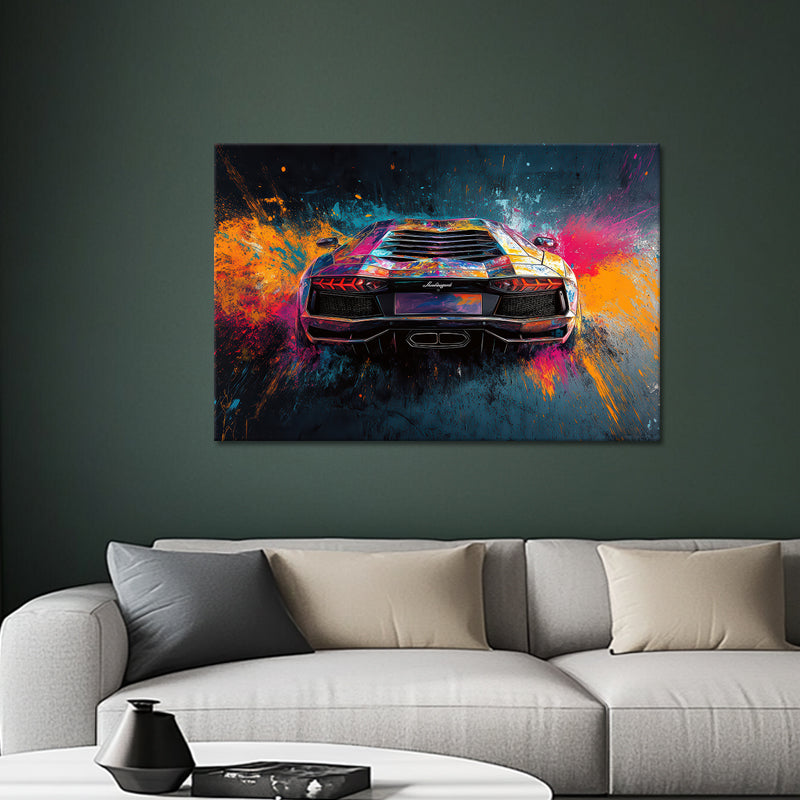 Lamborghini Aventador Gemälde
