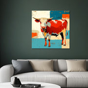 Stier in Bewegung