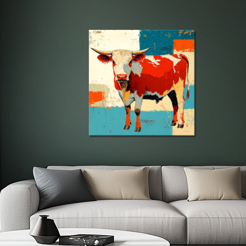 Stier in Bewegung