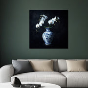 Orchidee in Delfter Blauw vaas