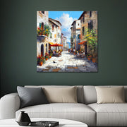 Italienisches Dorf Kunstwerk