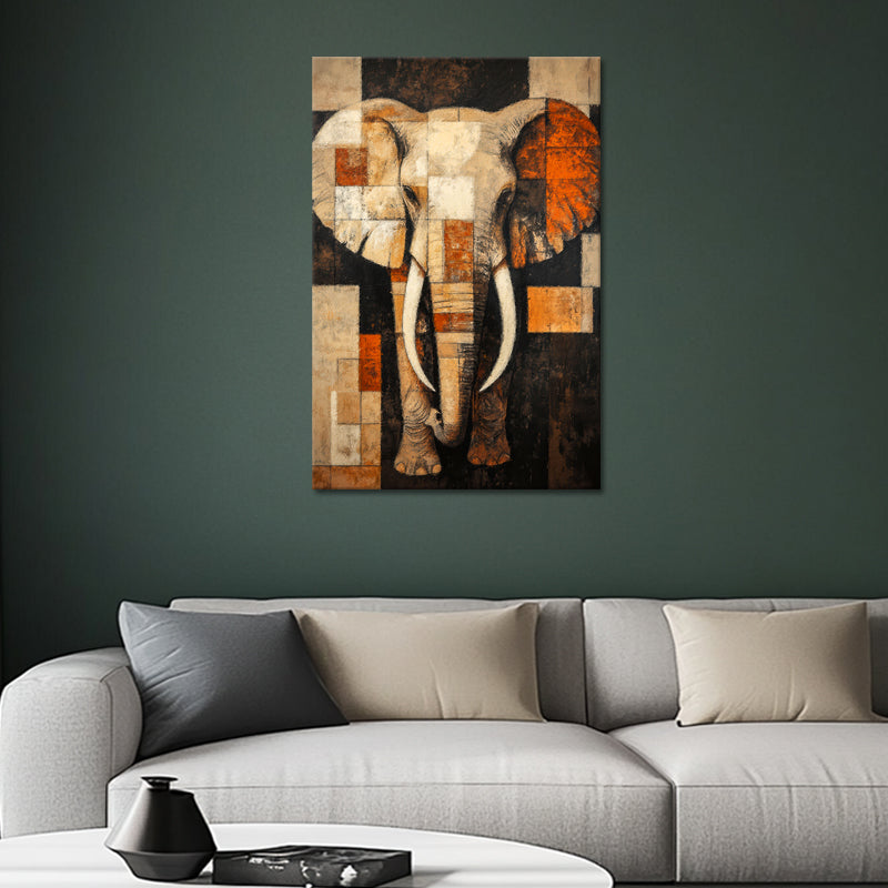 Elefant im Kubismus