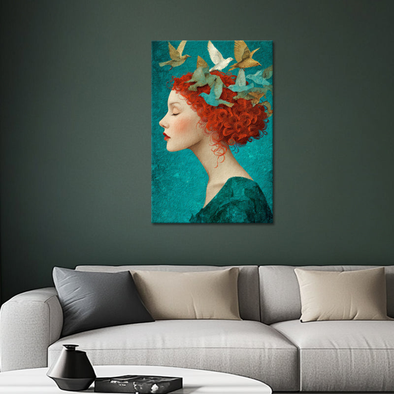 Träumerisches Frauenkunstwerk