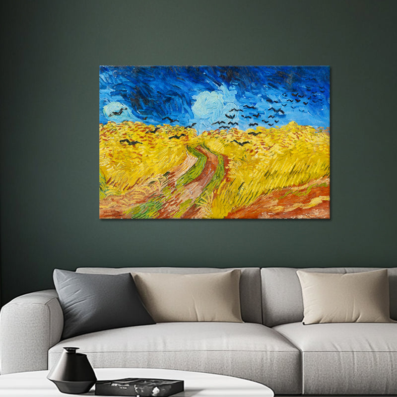 Weizenfeld mit Krähen - Van Gogh