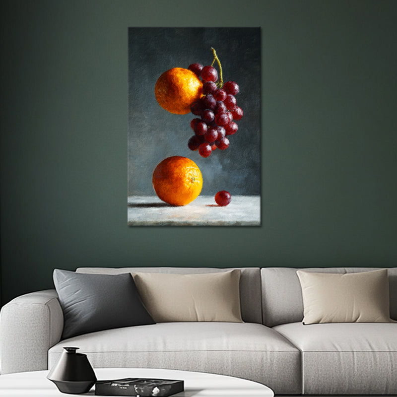 Orangen und Trauben