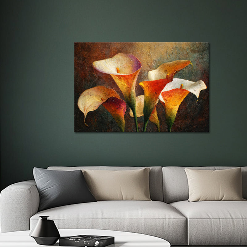 Warme Calla-Lilien