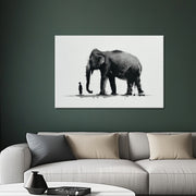 Junge mit Elefant II
